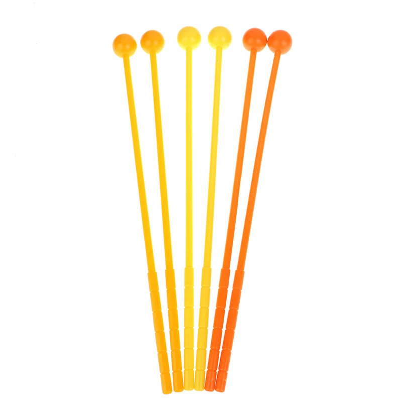 2ks Perkussion bubnky paličky paličky Drumsticks Dospelí deti palica plastický plastický hudobný nástroj detské hračky