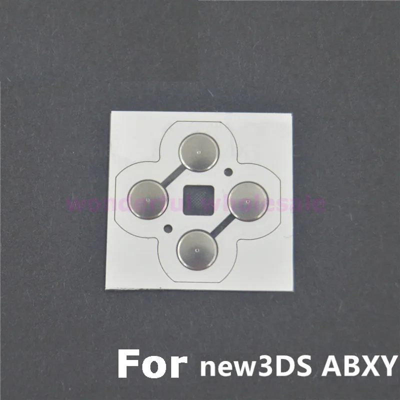 2ks pre 3DS nové 3DS XL 3DS LL D-PAD sa dotýka Boutons Abxy Elektronický vodivý filmový obvod PCB D podložky pre nové 3DS