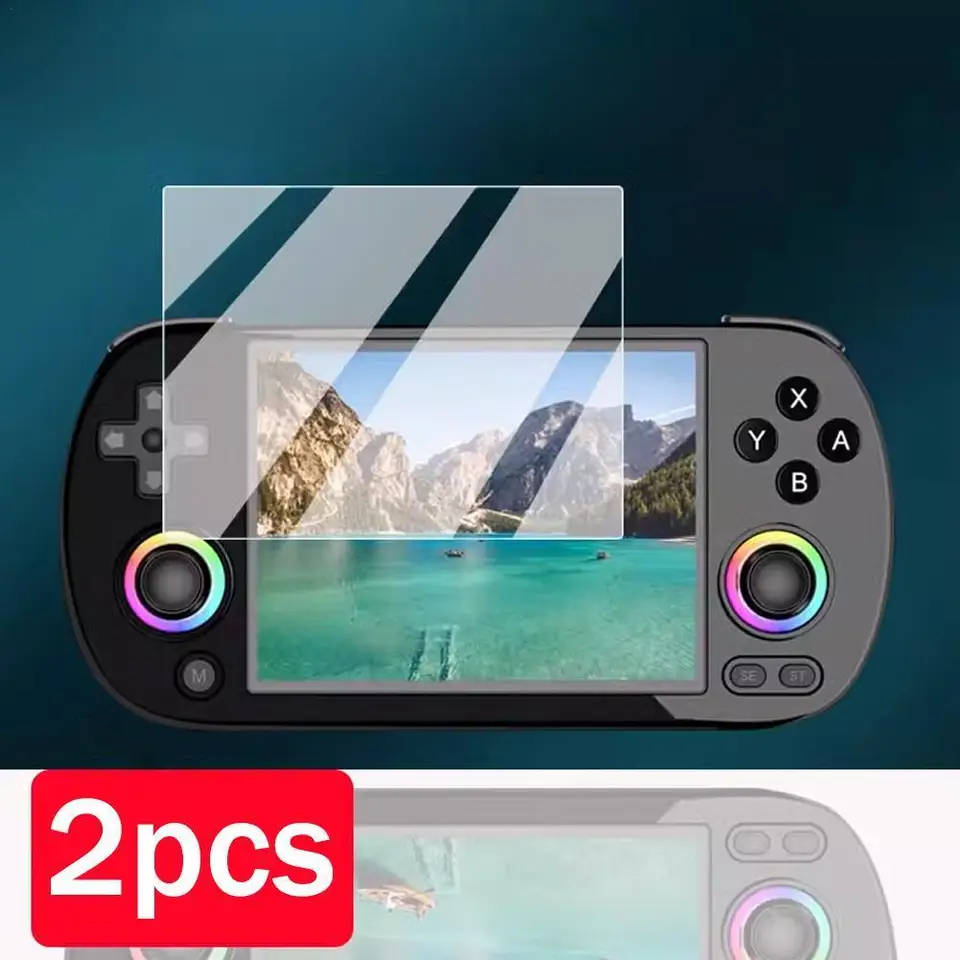 2ks pre Ambernic RG40XXH Temperovaný sklenený Film Protector Transparent Game Console Temperované filmové doplnky