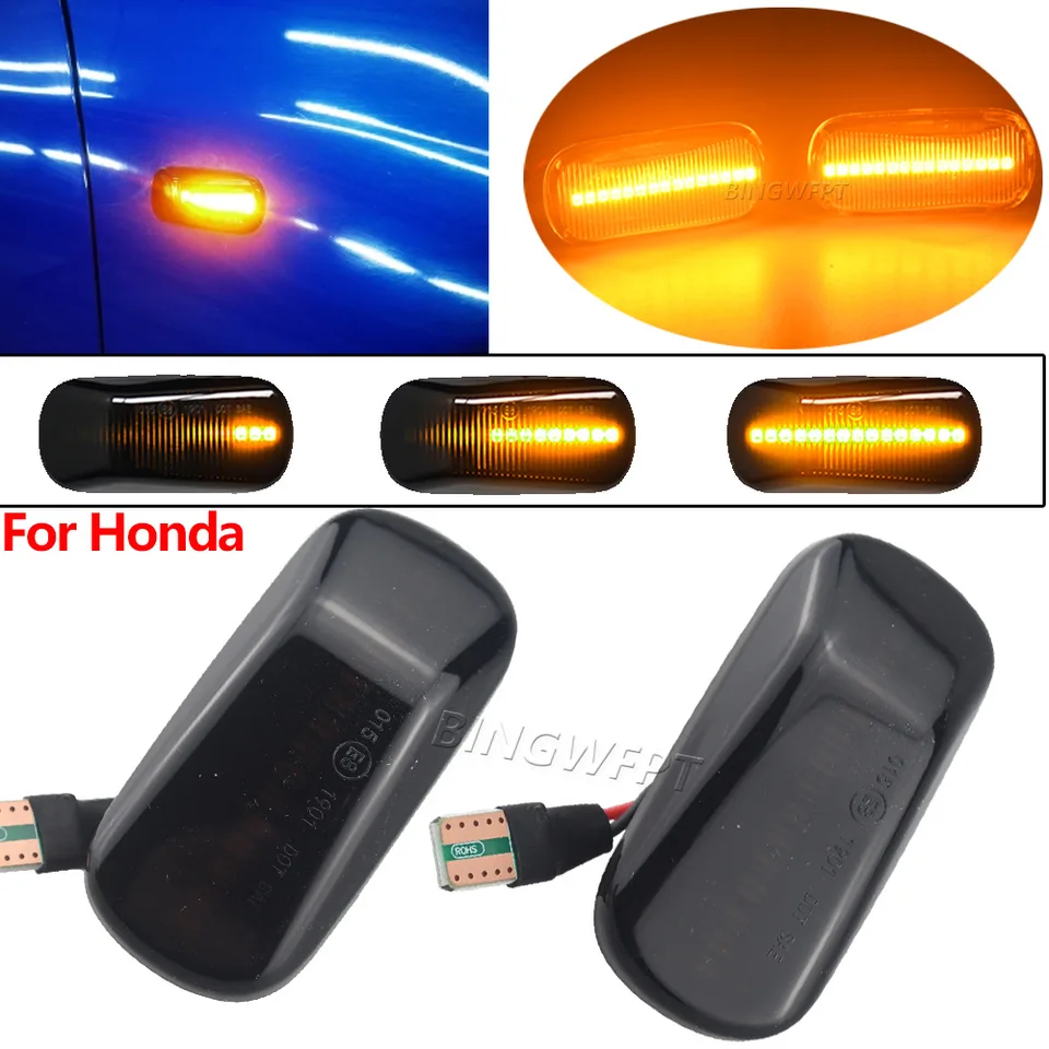 2ks pre Honda Accord Civic CR-V Fit Jazz Odyssey LED Fender Fender Side Light Signal Light