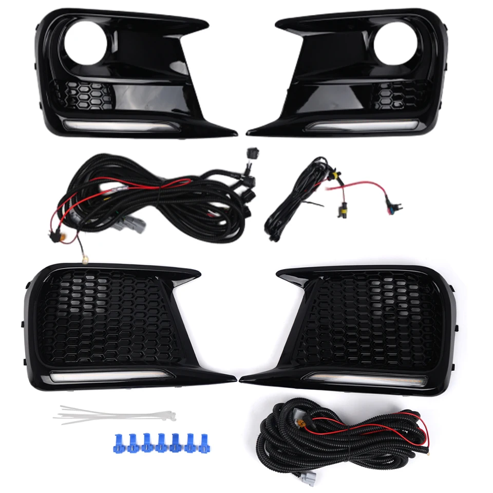 2ks pre Subaru WRX /WRX STI 2018-2021 Predná hmlová lampa Bumper FOG FOG SVETOVÝ KRYT ORICING ORIKOVANIE KRAJ 57731VA380 57731VA390