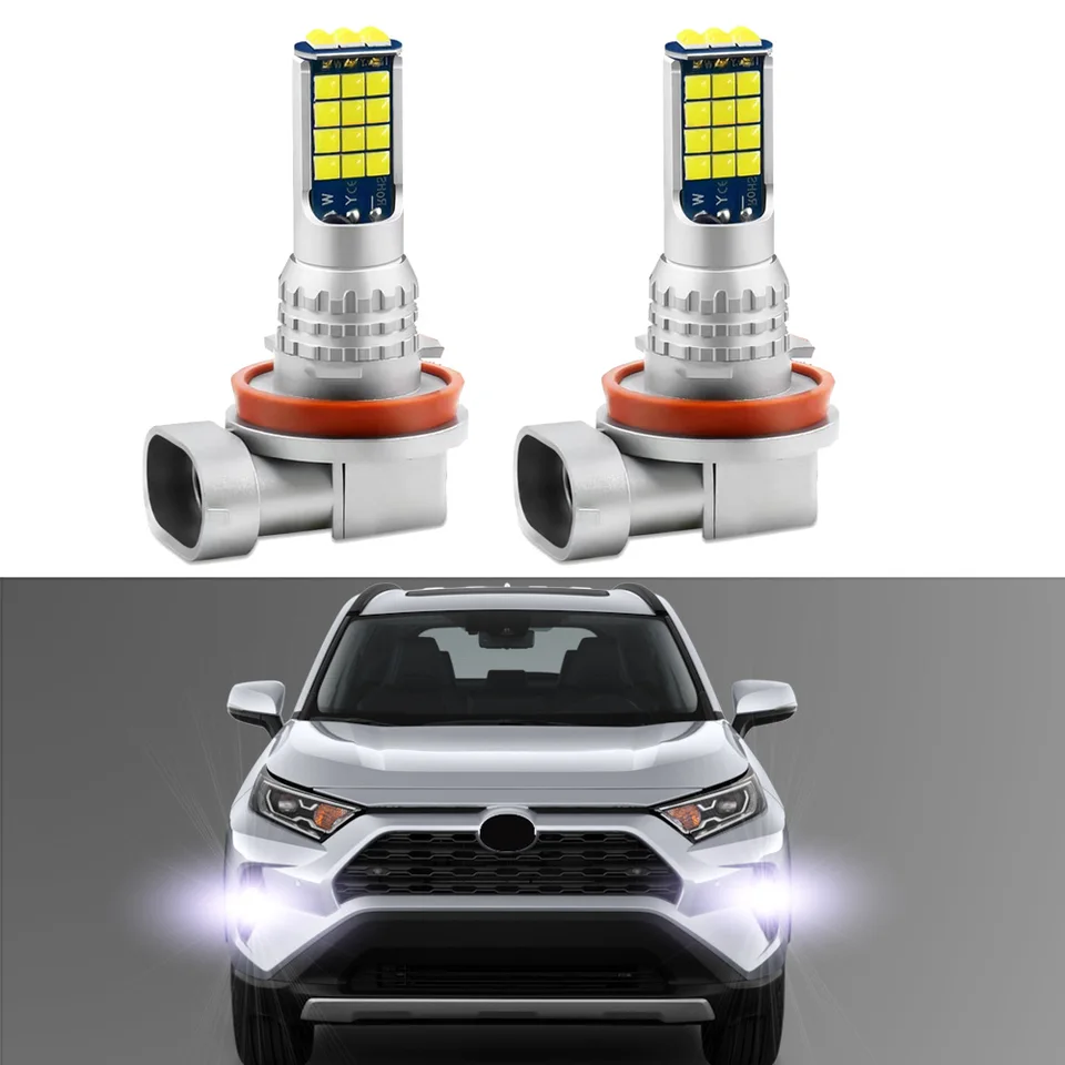 2ks pre Toyota Rav4 Rav 4 2006- 2015 2016 2017 2018 2019 2020 2021 2021 LED hmlové žiarovky predné hmlové hmlové Canbus biele