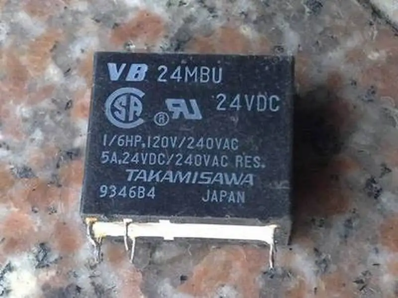 2ks relé VB24MBU 24VDC G2R-2A