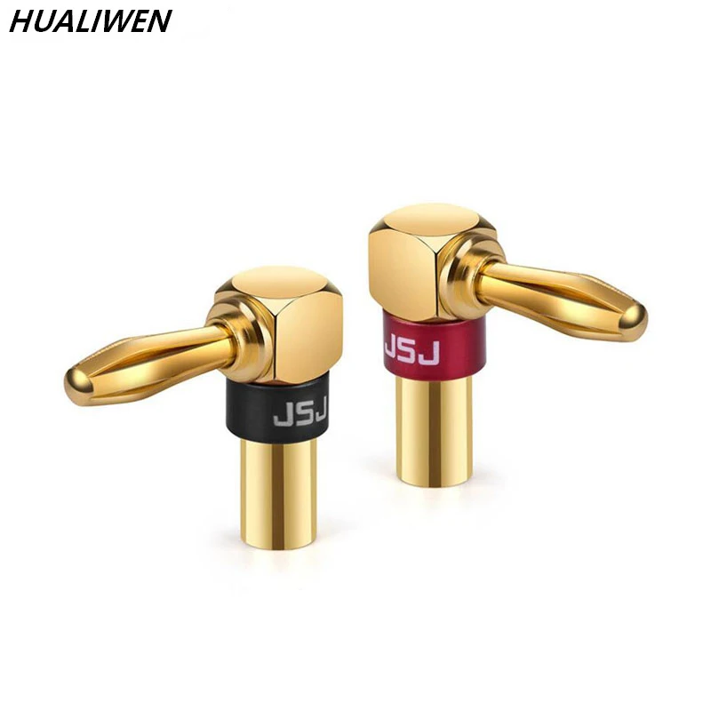 2KS reproduktor banánové hlavné línie reproduktora KTV Audio kábel Copper Connector