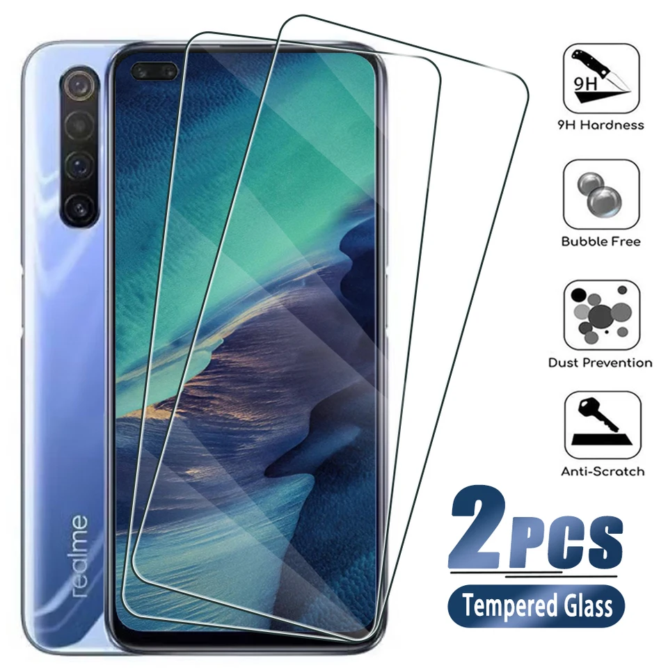 2ks temperované sklo pre Realme x2 x3 x7 Pro Max X50 5G Full Cover Ochranta chrániča obrazovky na Realmex50M