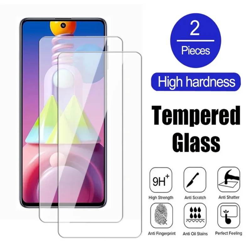 2ks temperované sklo pre Samsung Galaxy A41 A42 A51 A52 A53 A54 A55 A71 A72 A73 A73 Protector SCREET M42 M51 M52 M53 M55 M62 5G FILM