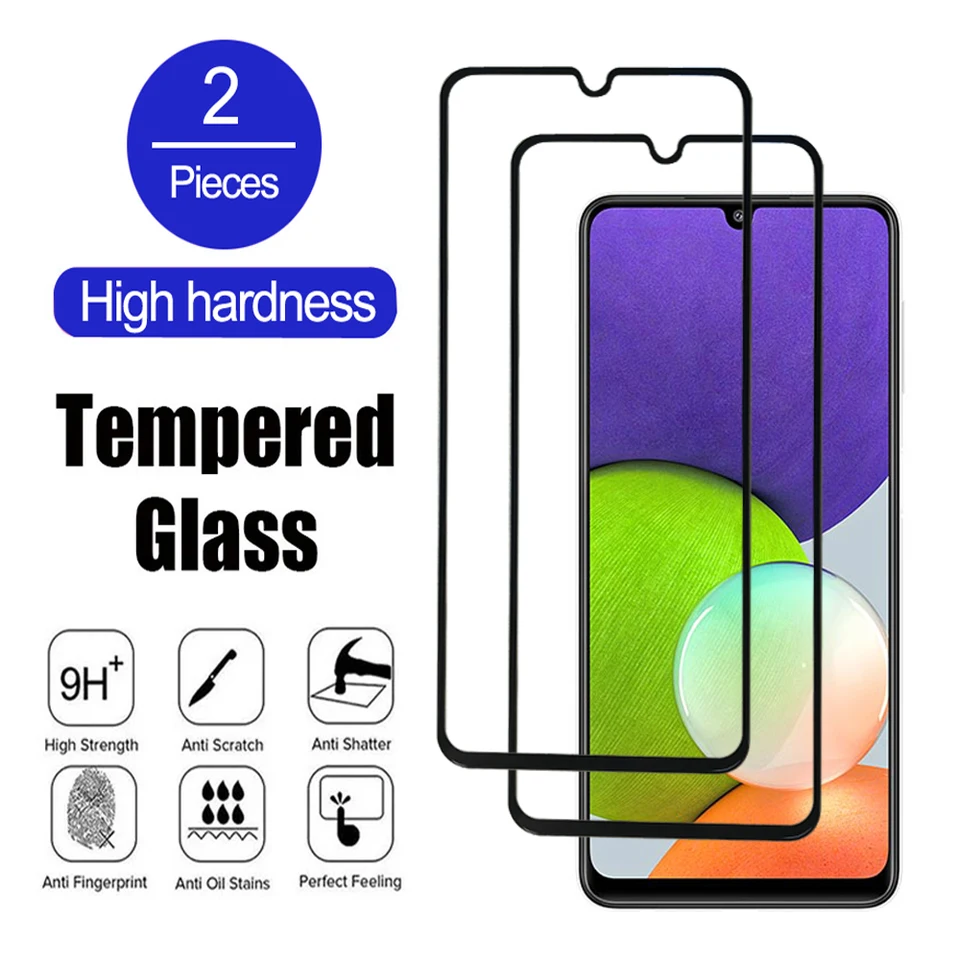 2ks temperované sklo pre Samsung Galaxy M11 M12 M13 M14 4G 5G Protect Screen Screen Samsung A11 A12 A13 A14 A15 Transparentný sklenený film