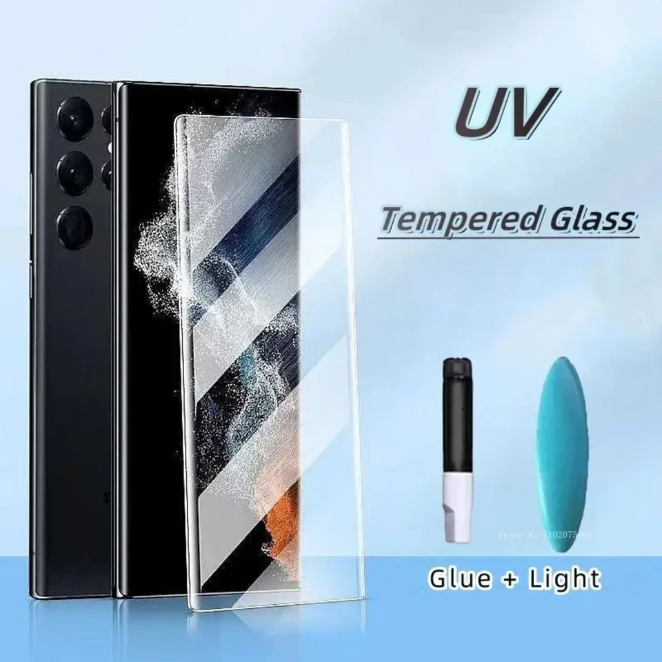 2ks temperované sklo pre Samsung S24 S23 S22 Ultra Glass na S20FE POZNÁMKA 8 10 20 S10 5G S8 S9 Plus S21 S23ultra UV Ochrana