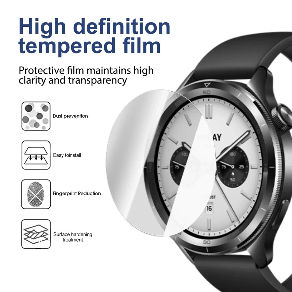 2ks temperované sklo pre Xiaomi Mi Watch S4 S3 Protector Film pre Mi Watch S 4 S 3 Smartwatch Ochranné sklo
