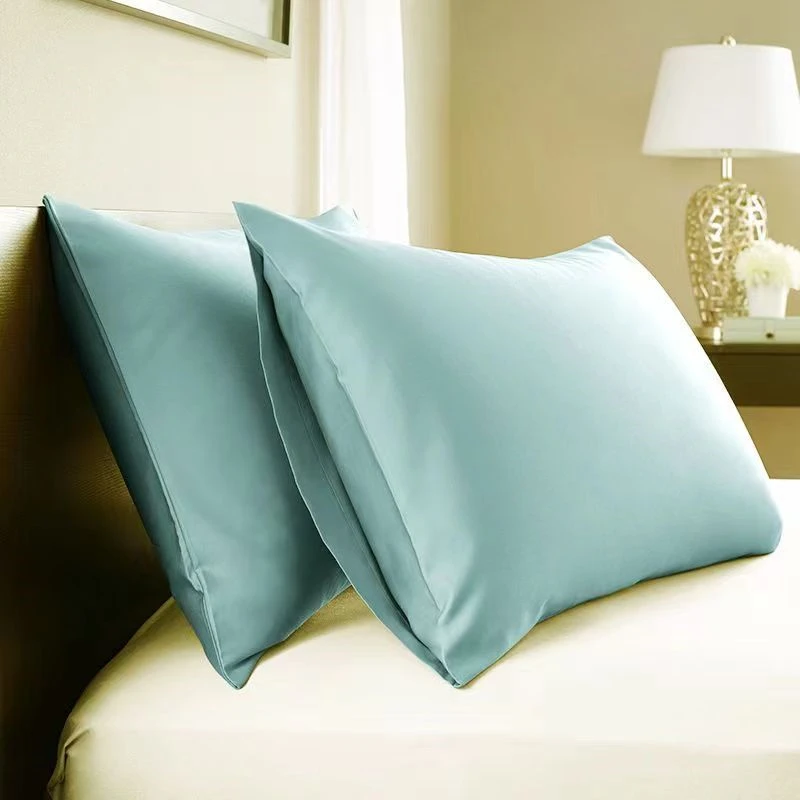 2ks vankúše vankúše 80. roky bavlnené saténové vankúšové obálky vankúš v štýle Solid Color Hotel Hotel vysokokvalitný podstielka Domov Textil 50x90cm
