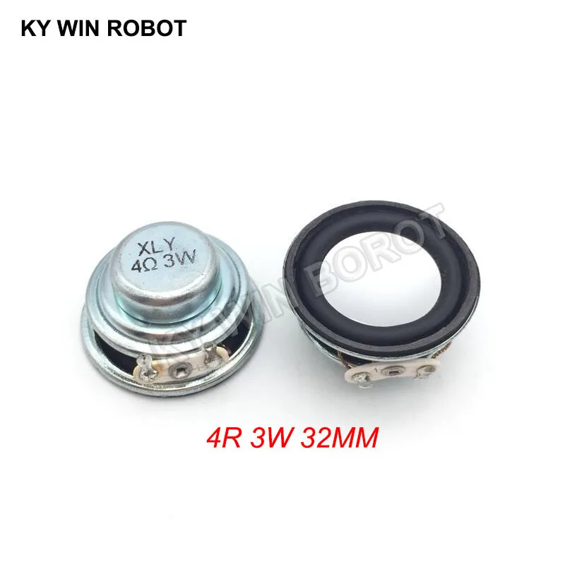 2ks/veľa vysokokvalitného reproduktora roh 3W 4R priemer 3,2 cm 32 mm Mini zosilňovač gumový tesniaci tesnenie Loudspeaker trúbka Hrúbka 17 mm