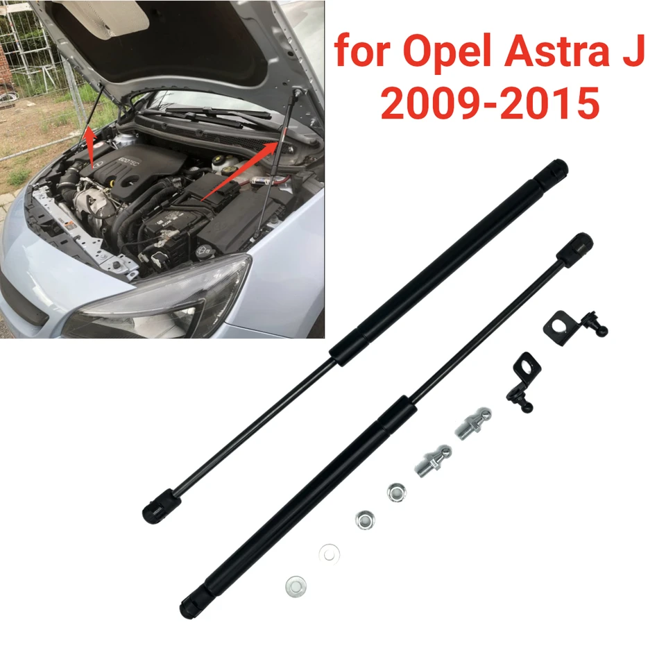 2ksové auto predné motorové motorky kapucňa Plynové vzpery Podporné prúty pre Opel Astra J pre Vauxhall Astra J Mk6 2009-2015