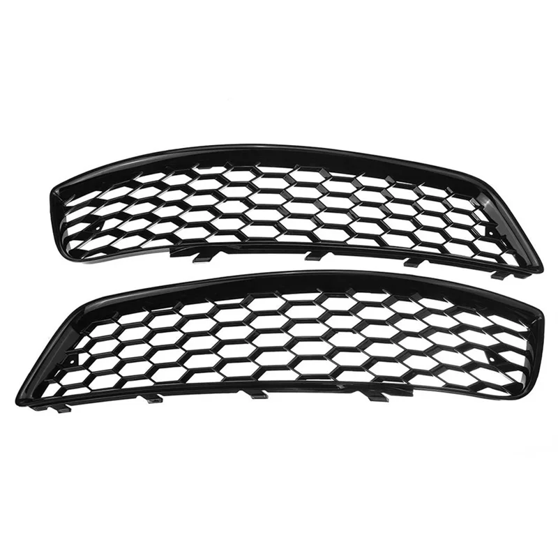 2ksové auto predné nárazník FOG Hmlové svetlo mriežku pre Audi A3 8P 2009-2013 8p0807682d Hmlová lampa Covery Covery mriežky