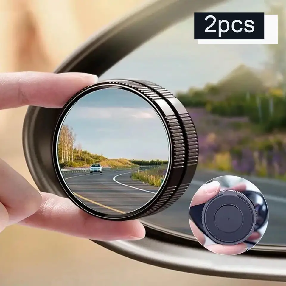 2ksové okrúhle slepé škvrny na zrkadlá konvexného zrkadla pre autá SUV doplnky