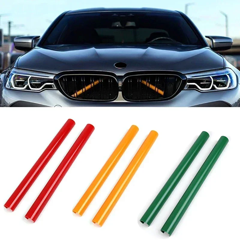 2ksové predné mriežky Trestné prúžky kryte rámové nálepky pre BMW F20 F21 F22 F23 F30 F31 F32 F33 F34 F36 F44 F46 F45 1 2 3 4 Series