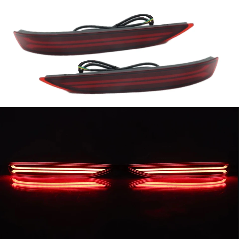2ksové svetlá zadného nárazníka pre Chevrolet Equinox 2017-2022 LED TELEP-SCAN CAR TARILLIGHT 12V