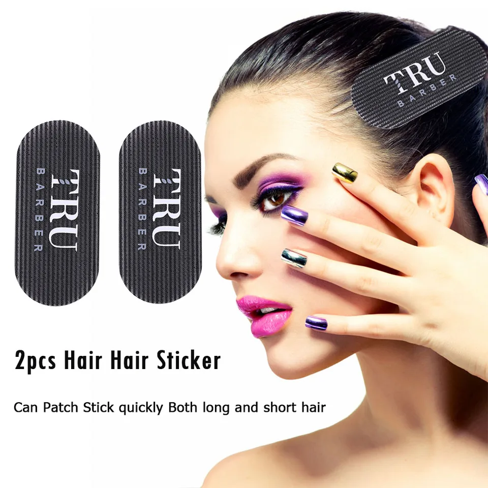 2ksové vlasy Bangs Paste vlasy pevná nálepka páska Magic Gripper stĺpky Fringe Tousle Bang Patch Tousle Príslušenstvo