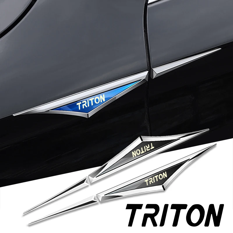 2ksové zliatinové nálepky automobilov ACCSZORY PRÍSLUŠENIE PRE MITSUBISHI TRITON