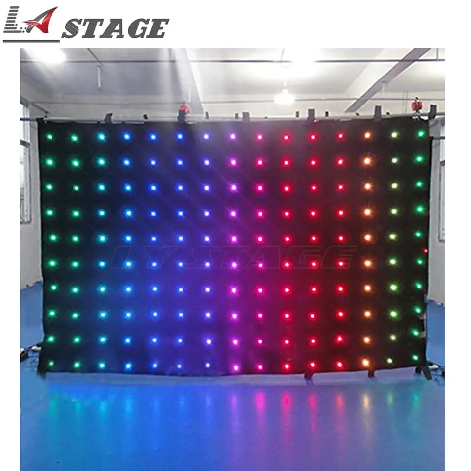 2m*3M Soft Flexibilný zamat P18 LED video záves na osvetlenie večierkov Disco Lights DJ Kady LED DJ Efekt LIGHT