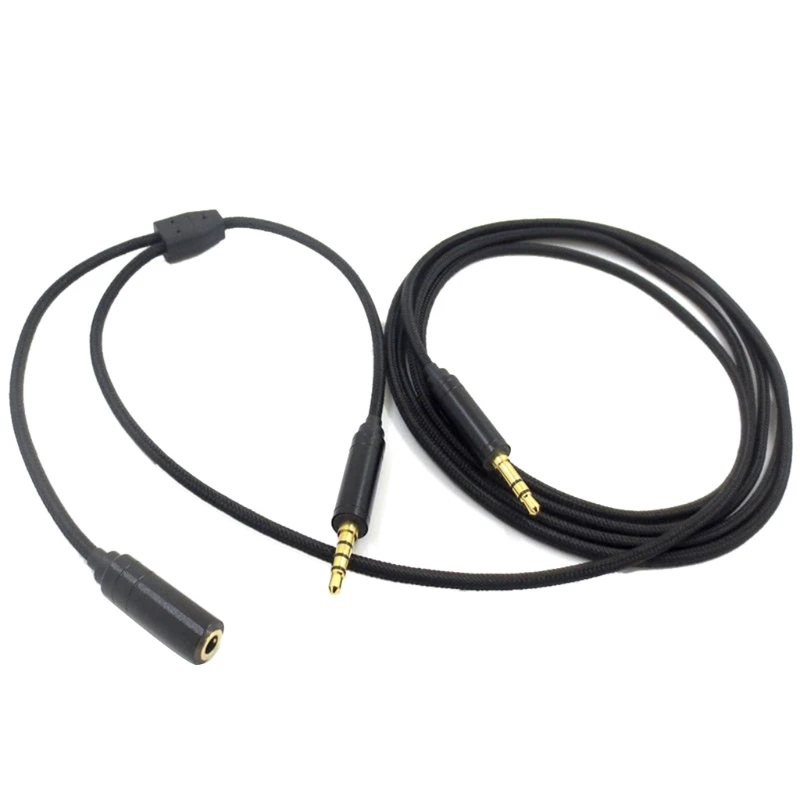 2M kábel adaptéra rozhovoru pre 3,5 mm pre /x-box One Nintend Switch F19E