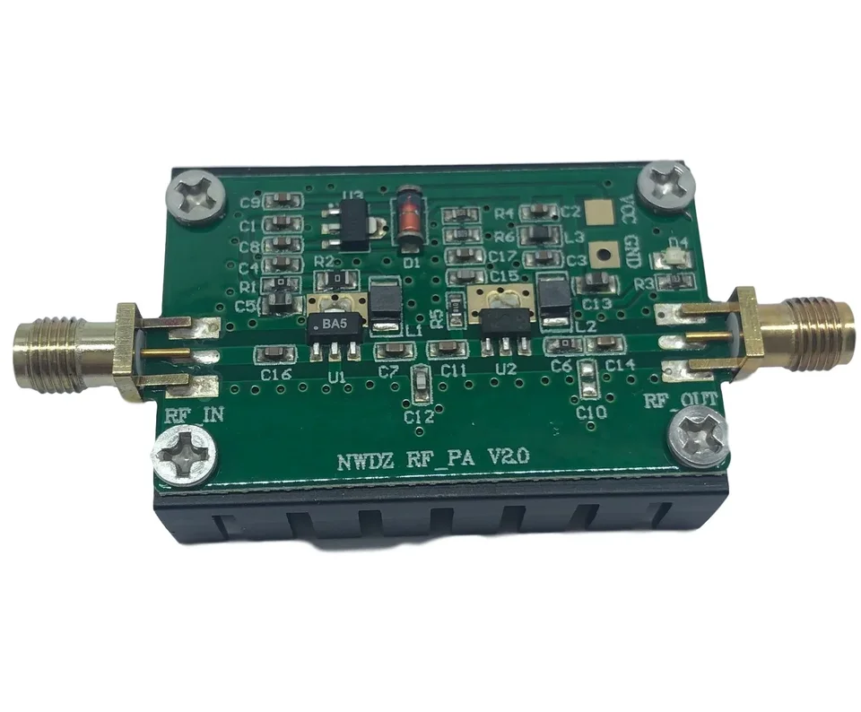 2MHz-700MHz RF výkonný zosilňovač 3W 20DB MODUL Amplifikačný modul RF Power Amplifika