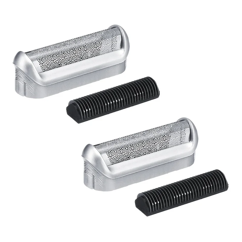 2pack náhradný holiaci strojčeka Cutter Foil Kit Sit Sit na výmenu hlavy hlavy za Braun 5S P40 P50 P60 P70 P80 P90 M60 M90S