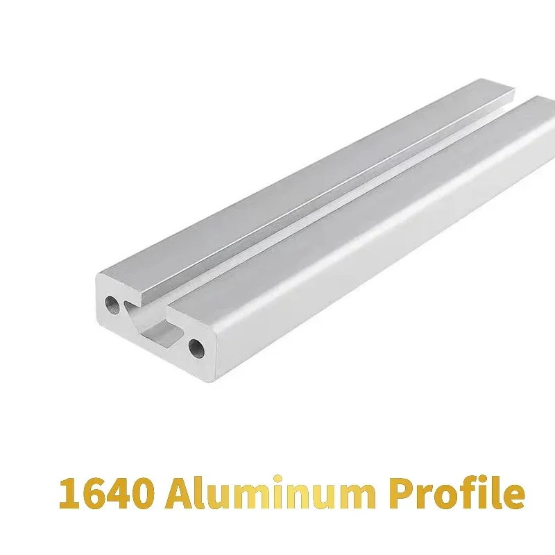 2pc 1640 Európsky štandardný hliníkový profil extrúzne dĺžka 100-550 mm eloxizovaná lineárna koľajnica pre CNC 3D tlačiareň prispôsobiteľná