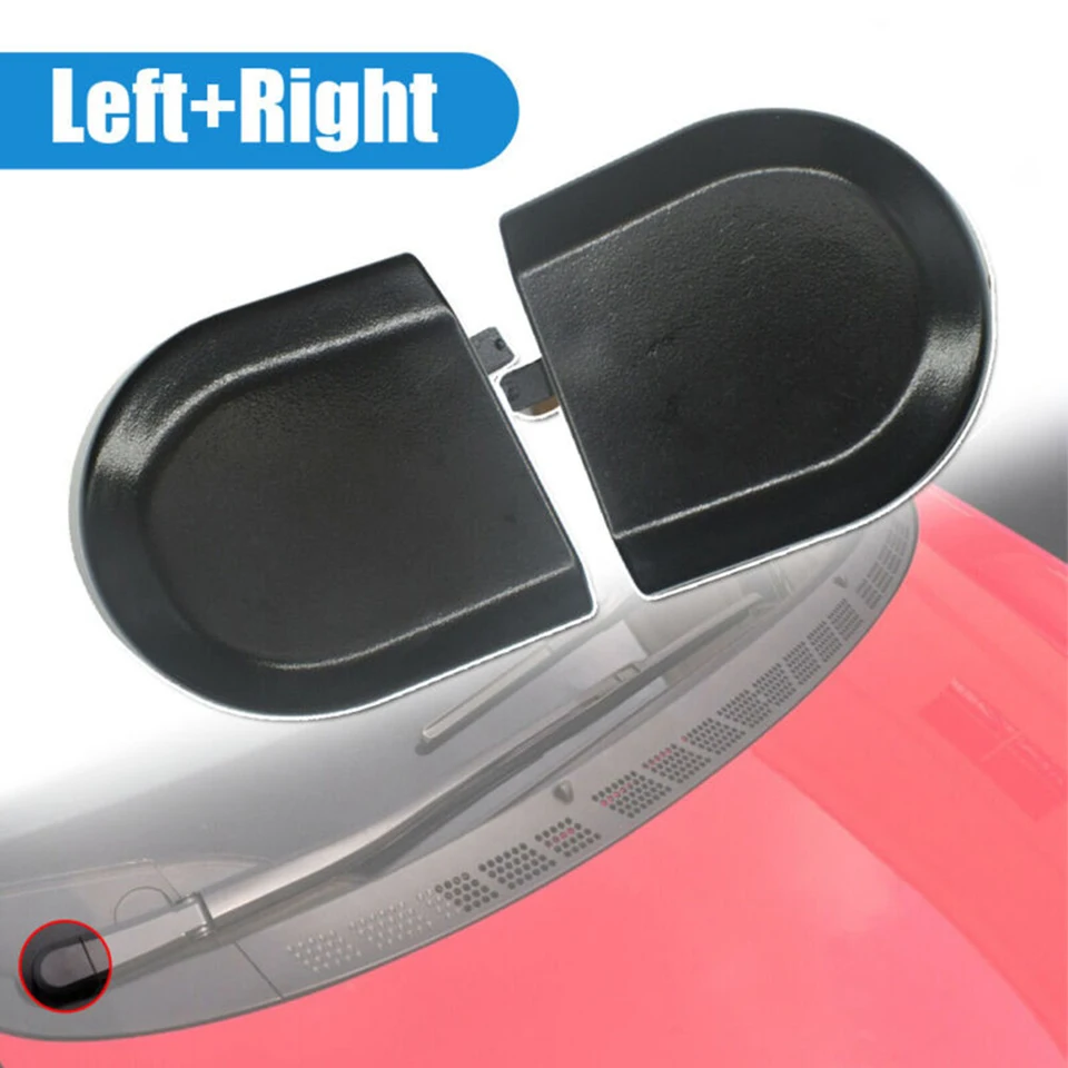 2PC Conser Cover Arm Cover Hot Sale Wiper Arm Cover Cover Skrutka pre Honda pre Civic 2006 2007 2008 2009 2010 2011 2011 FA1 FD1 FD2