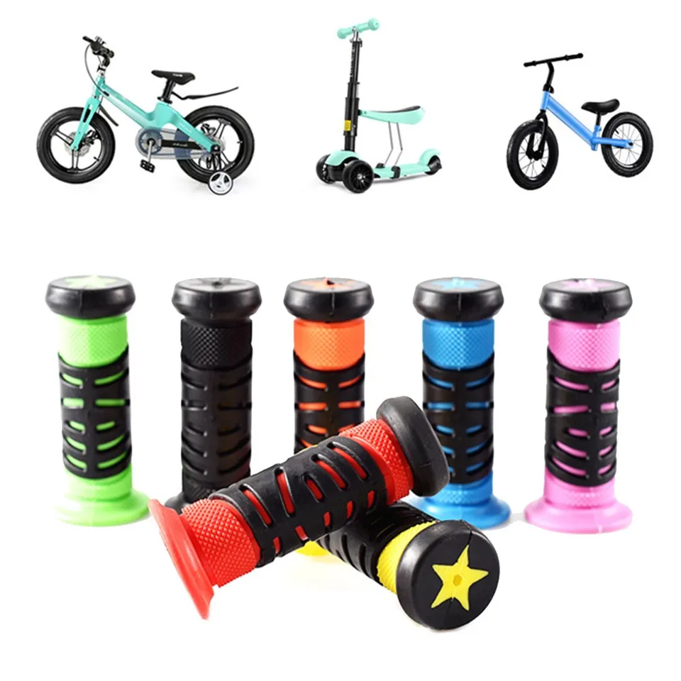 2PC gumové rukoväte rukoväte rukoväte rukoväte rukoväte prikrývajte protiškrík na bicykli Skateboard Skateboard pre deti pre deti MTB Bike Part Part