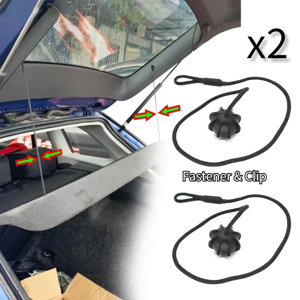 2PC Hatch Tailgate Trunk Car Parcel String Cord Cover Tonneau Cover remienok pre VW Golf Mk5 Mk6 Rabbit R R32 R20 GTI Všetky modely