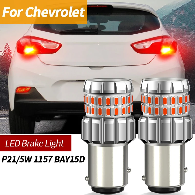 2PC LED brzdové svetlo Blub Blub Lamp P21/5W 1157 Bay15D Canbus pre Chevrolet Aveo Captiva 2006-2018 Cruze Epica Lacetti 2005-2011
