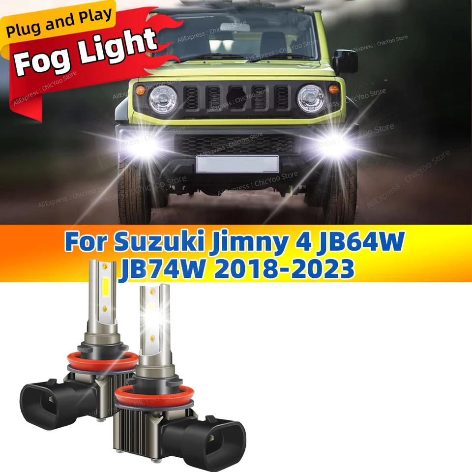 2PC LED hmlové žiarovky žiarovky predné hmlové svetlo príslušenstvo Canbus 6000K pre Suzuki Jimny 4 JB64W JB74W 2018 2019 2020 2021 2022 2023 2023