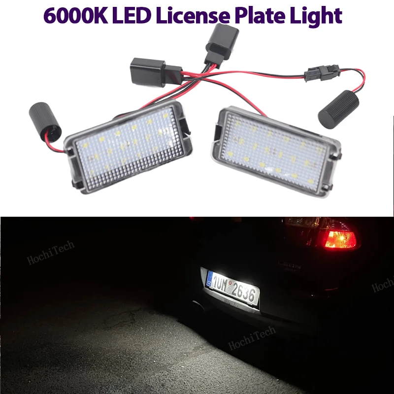 2PC LED LIGITSKÉ OMENIE SVETLI SVETLI SELTA SETLA Altea 2005-2009 AROSA CORTOBA 6K 6L Leon 1M Toledo 5p Ibiza 6L