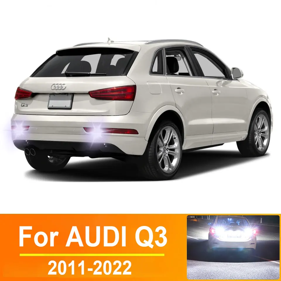 2PC LED Reverzné svetlo pre Audi Q3 8U Accessories 2012 2013 2014 2015 2016 2017 2018 2019 2019 2020 2021 2022 Back Up Lamp