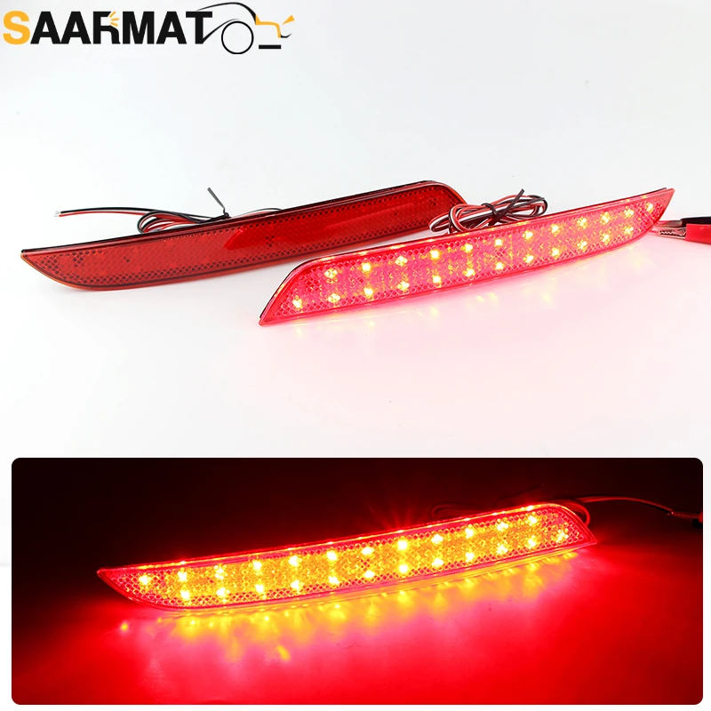 2PC LED zadné zadné nárazníky Zostava LAMP Red Brake Light pre Subaru Forester 2009 2010 2011 2012 2013 2014-2018 Príslušenstvo