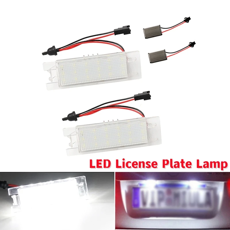 2PC/Set Auto LED LED LIST LAMP s rezistorom pre Opel Vectra C Astra JH Zafira B Insignia Corsa CD Meriva A TIGRA B