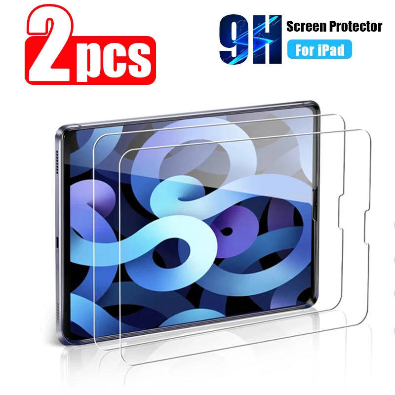 2pc temperované sklo pre iPad 5. 6. 7. 8. 9. 9. chránič iPad 11 Pro Air 4 5 Ochranné sklo 9,7 10,2 10,9 palca