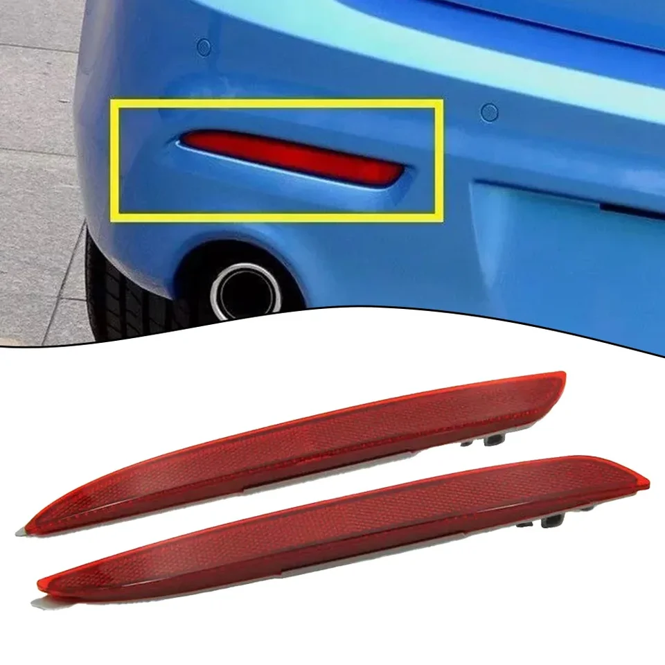2PC Zadný reflektor reflektor reflektorov reflexných žiaroviek pre Mazda 3 2008-2012 vpravo BFF4-51-5L0AF vľavo BFF4-51-5M0AF