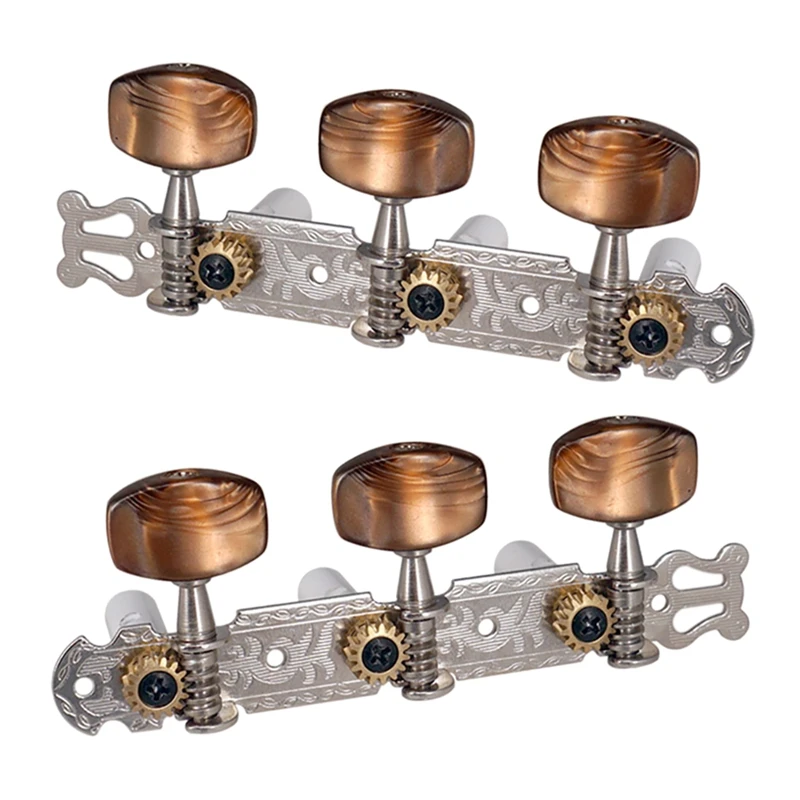 2PCS 1:18 KLASICKÉ SVELÉ STRIEBAJÚCE GUITÁLNE TURING TURING HEADS KLYY Klávesové kolíky pre gitarové diely