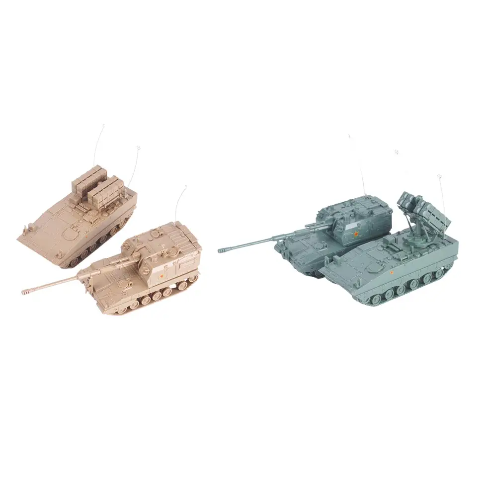 2pcs 1/72 Tank Model Vzdelávacie hračky Zberateľné pre dievčatá Boy Party uprednostňujú