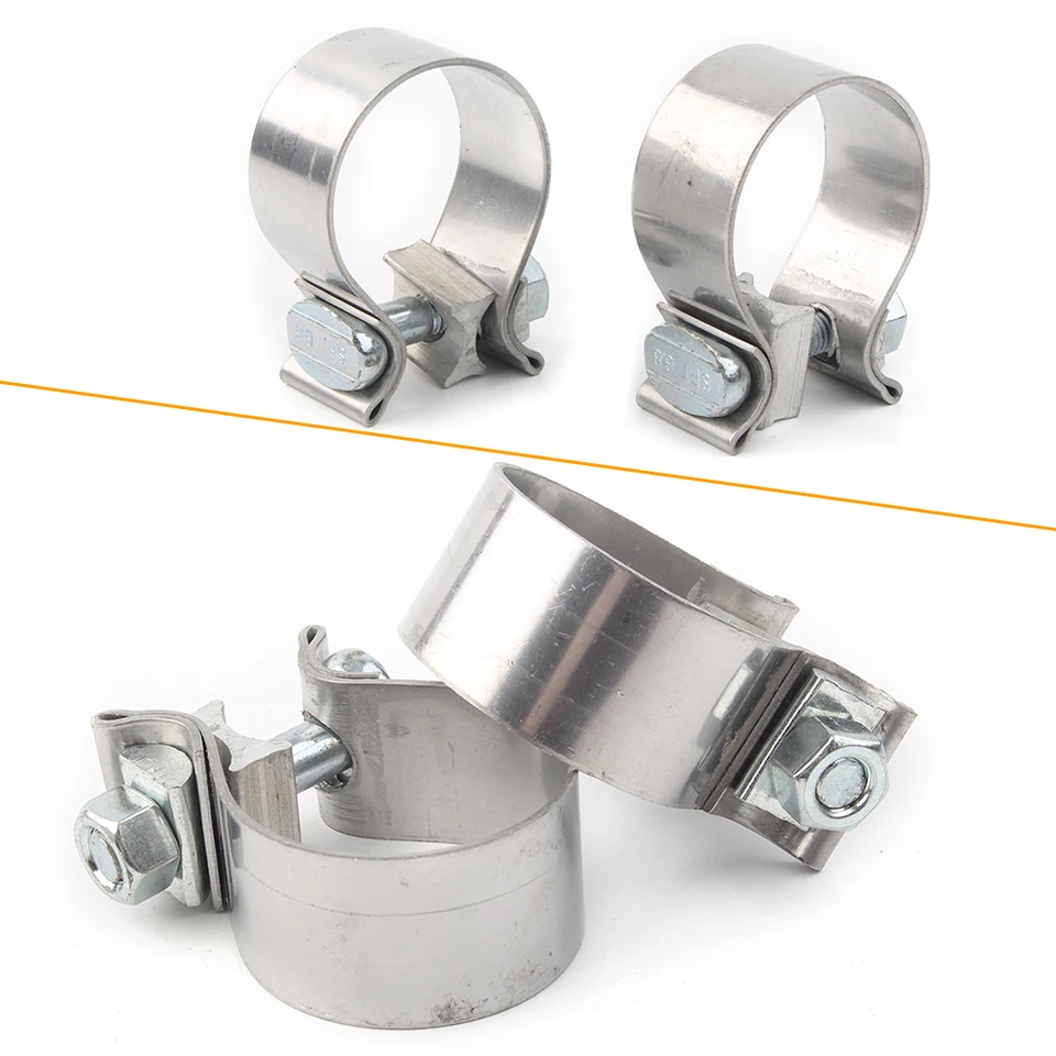 2pcs 1,75 palca Chrome Motorbike výfukové výfukové kanál Univerzálne pre Harley Davidson z nehrdzavejúcej ocele