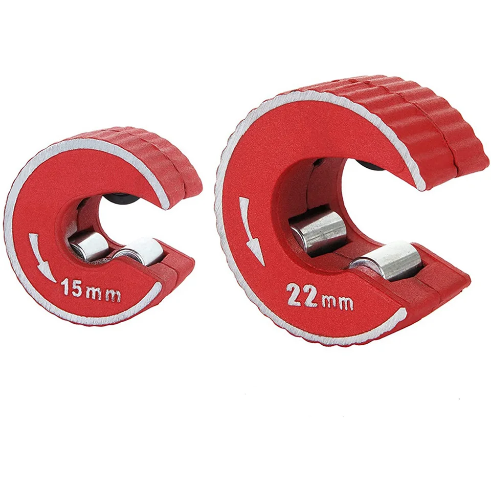 2pcs 15 mm a 22 mm Copper Pipe Cutter Mini Auto rúrka Služový nástroj Zinok zliatina trubice na rezanie hliníkových rúrok na rezanie medi
