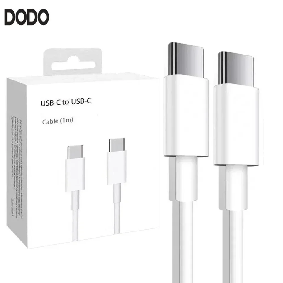 2PCS 1M 3ft USB C až USB-C PD nabíjačkový kábel pre Samsung Galaxy S10 S20 S23 S24 S25 HTC LG Android Phone 15 16 Pro Max