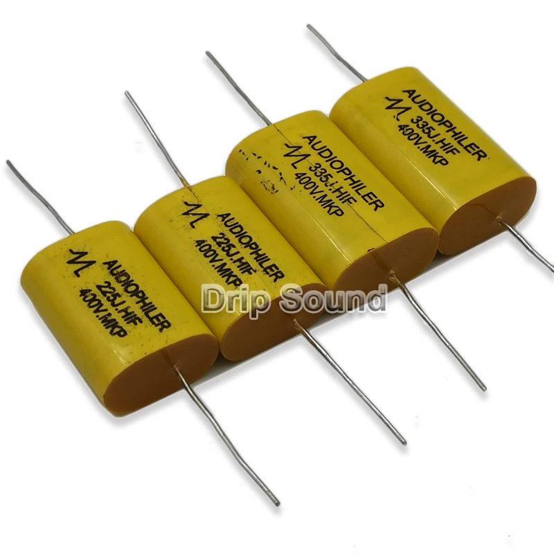 2pcs 2.2uf 3.3UF 400 V Tweeter Frekvencia deliaceho deliaceho deliča nepolarita kondenzátora