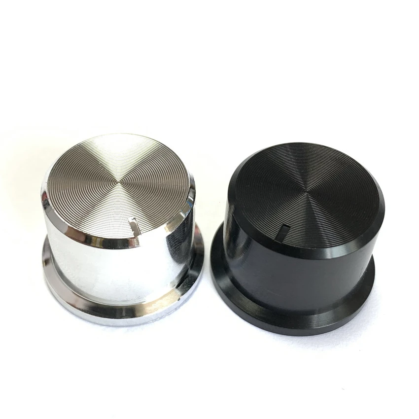 2pcs 25*17 mm Potentiometra Cap Cap Cap Cap Cover Ovládací gombík zvukový gombík pre rotačný kuchársky potenciometer otvor 6 mm gombík