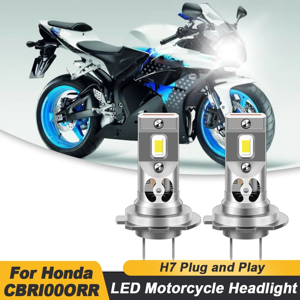 2PCS 26000LM 150W Motocykel H7 LED žiarovky LED svetlometov pre Honda CBR1000RR CBR600RR 2003-2016 Aktualizácia Súprava HIGH LOW LOW MOTO WHITE