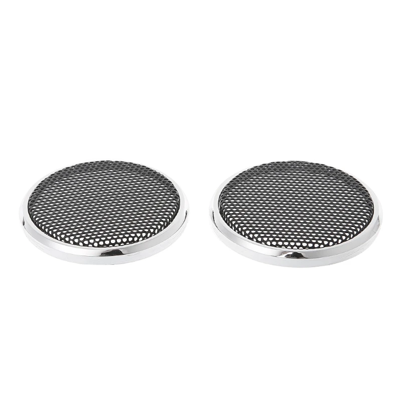 2pcs 2inch dekoratívne kruhové autá reproduktor Ochranné obaly Puzdro