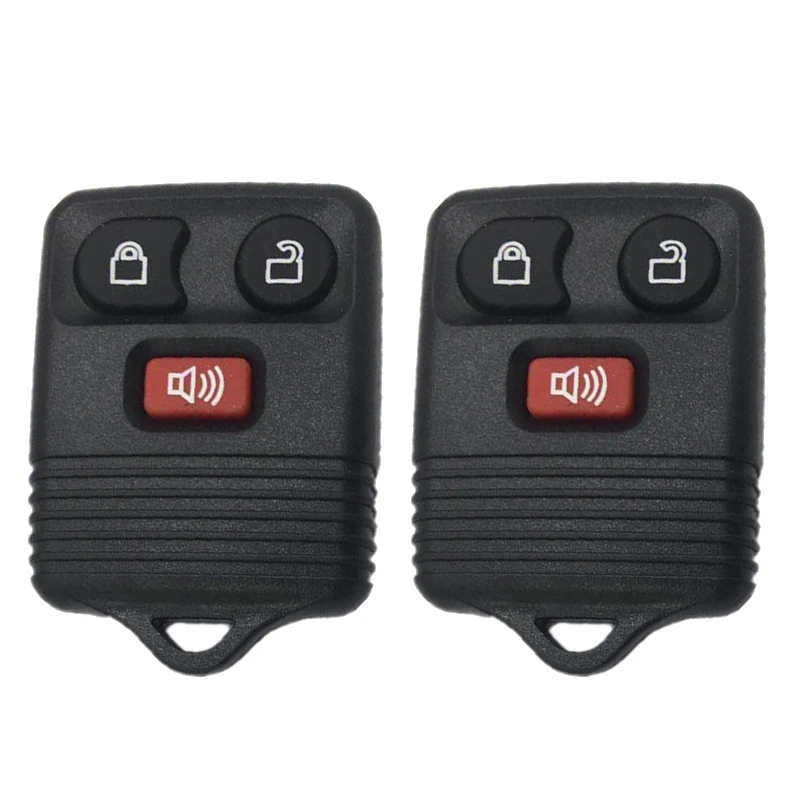 2pcs 3 kľúče diaľkové auto kľúče FOB Fit for Ford F150 1999 2000 2001 2002 2003 2004 2005 2006 2007
