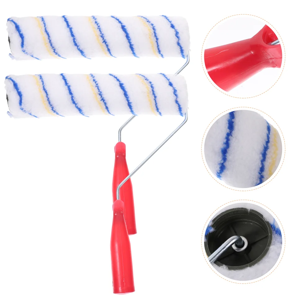 2pcs 300 mm maľba valček Profesionálny ručný nástenný maľba Nástroje Nástroje na kefu na stenu Nástenné kefka