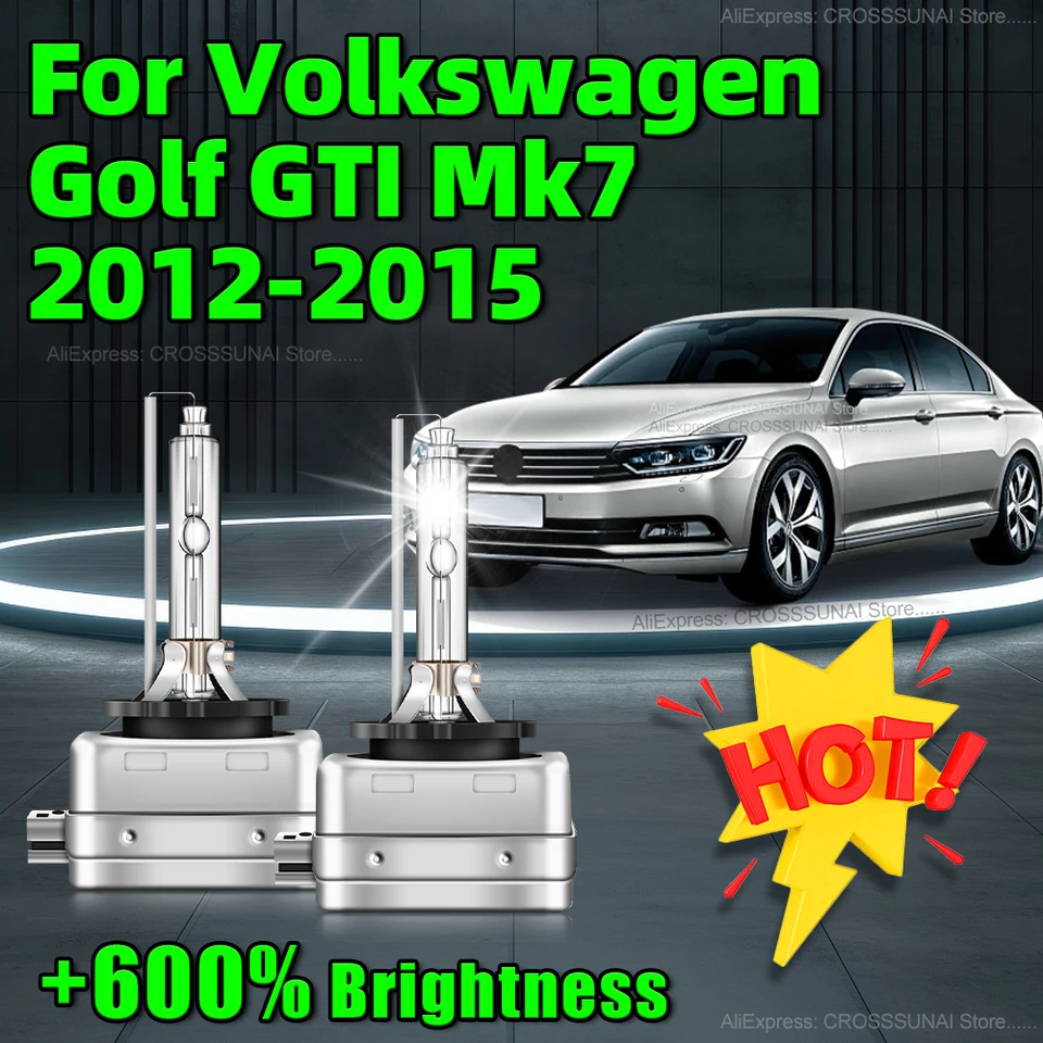 2pcs 35 W xenon HID Bulb 6000k Lamp D3S CAR Svetlej osvetlenia 8000 lm na náhradné žiarovky pre Volkswagen Golf GTI MK7 2012 2013 2014 2015